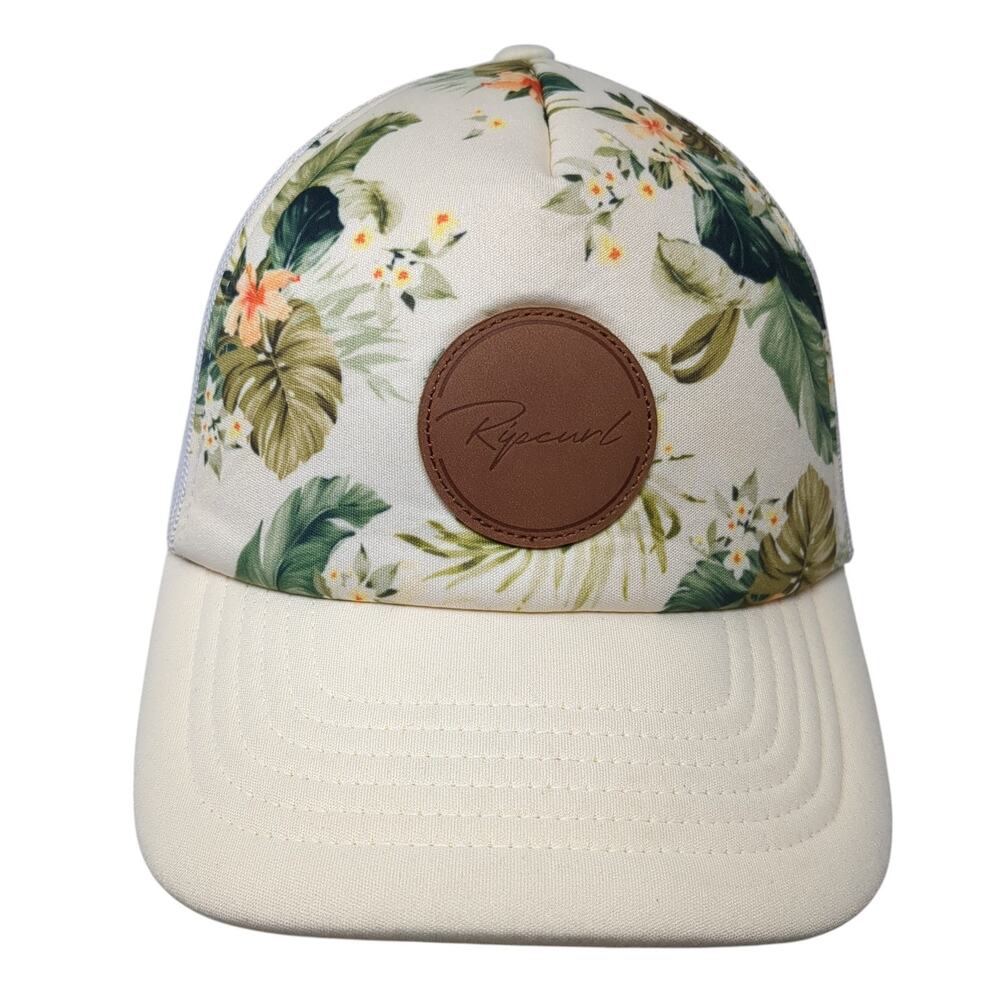 Rip Curl Patch Snapback Mesh Back Trucker Hat Mul… - image 1